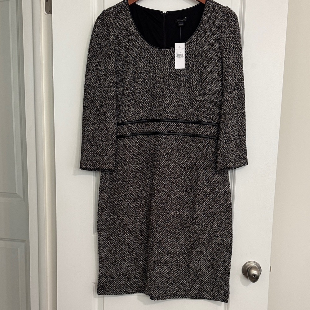 Elegant Black and Gray Women's Dress